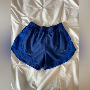 NIKE Royal Blue Womens Dri-Fit Shorts Size Small
